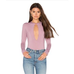 Motel Morch Bodysuit in Dark Lilac